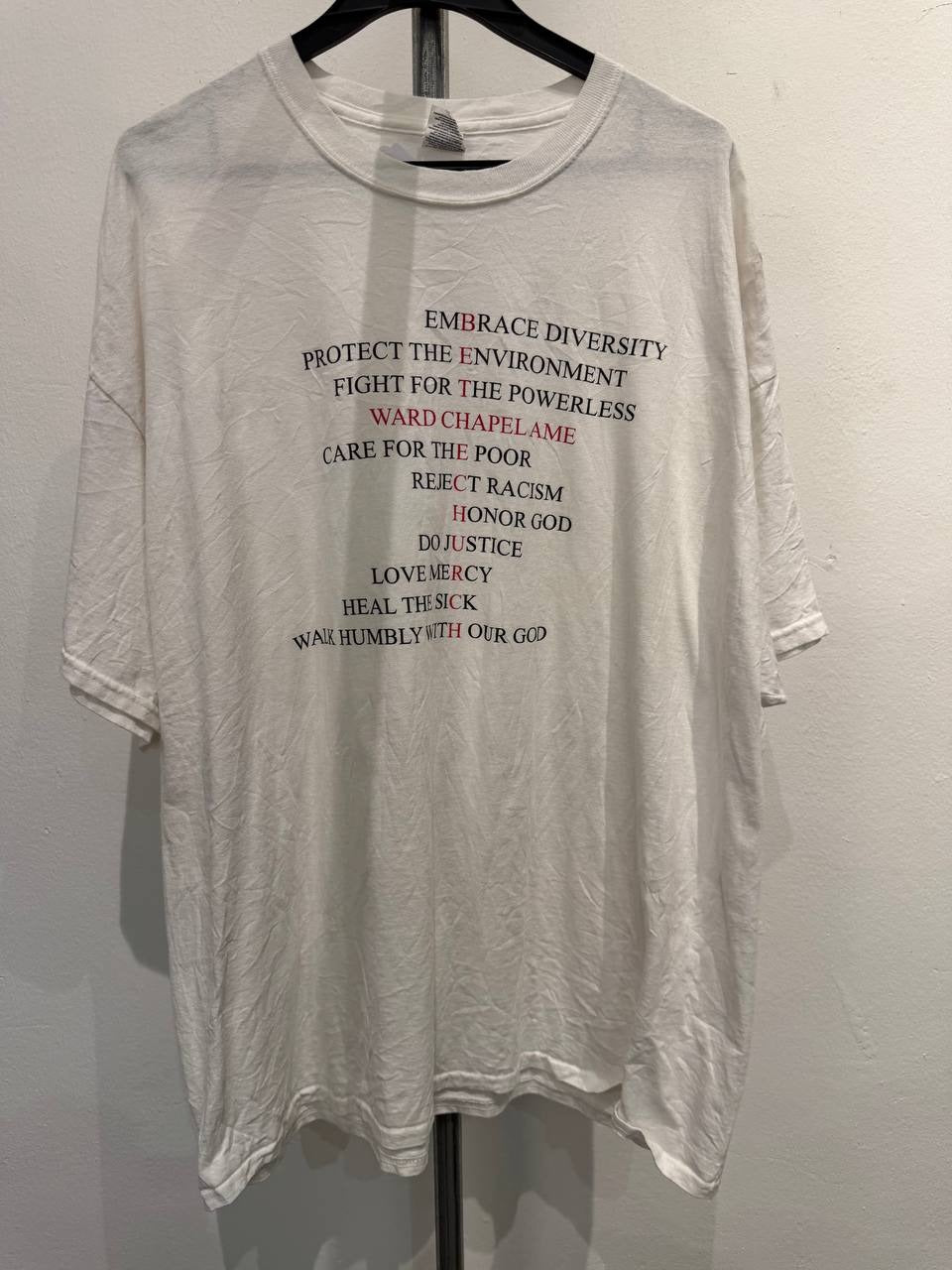 Gildan graphic t-shirt Embrace Diversity white XL