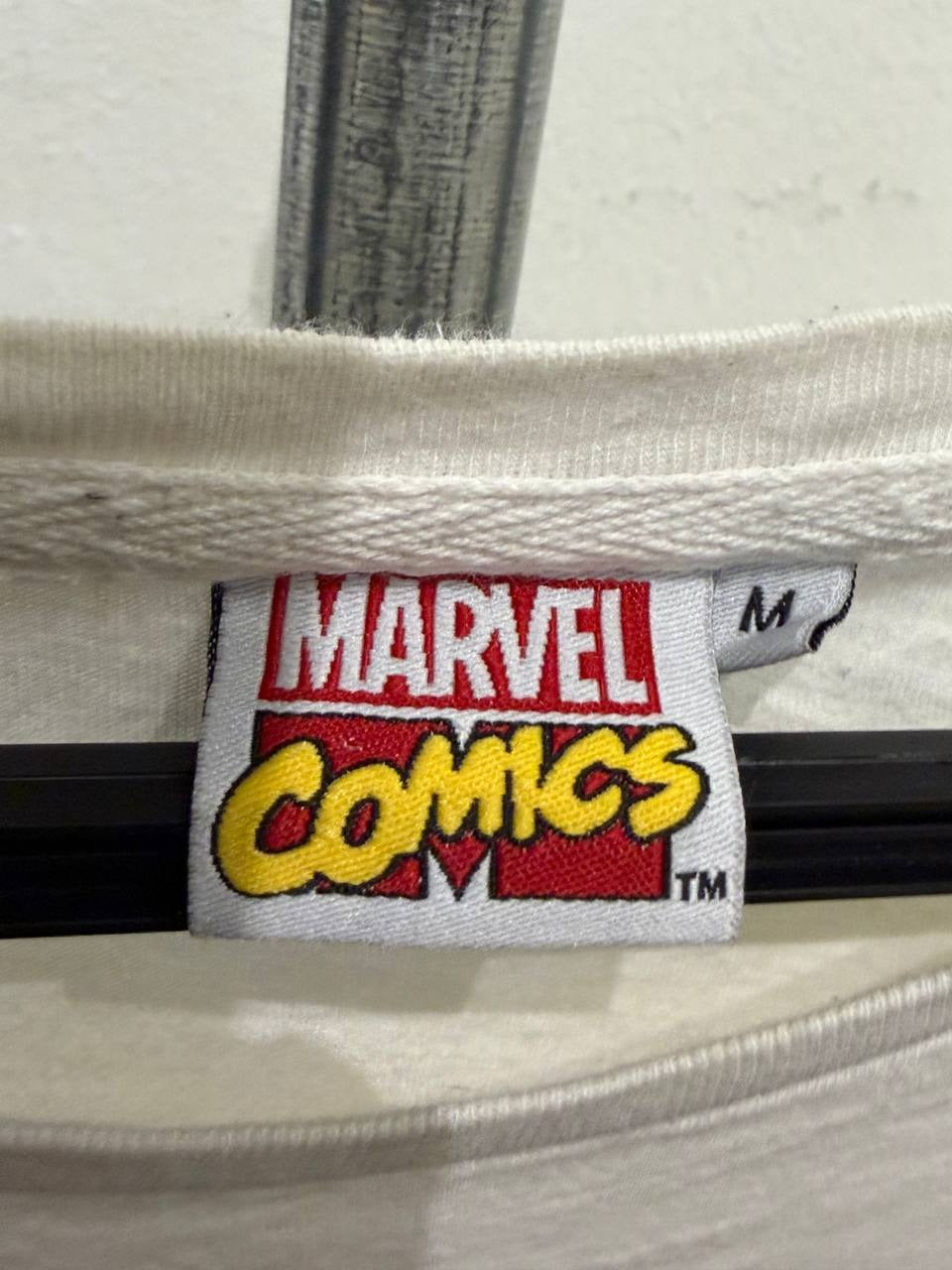 Marvel Graphic T-Shirt featuring superheroes cream M