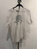 K.Haring graphic t-shirt hand illustration white S