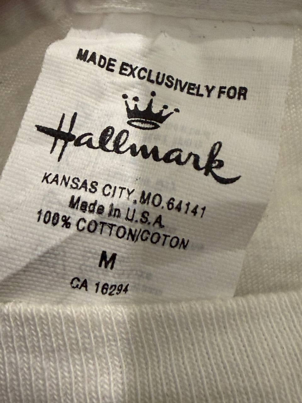 Hallmark Graphic T-Shirt floral design white M