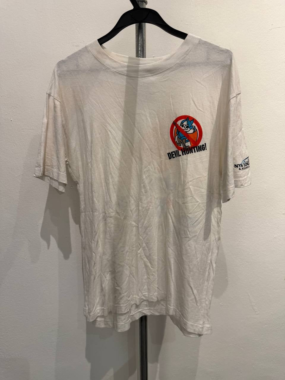 Not stated graphic t-shirt devil hunting white L