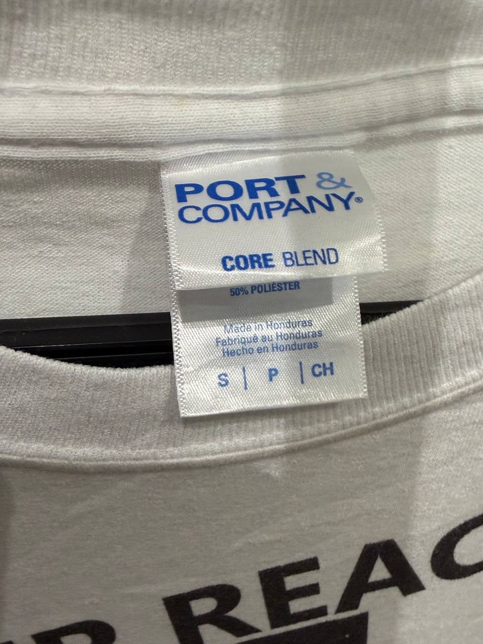Port & Company graphic t-shirt Keep Reaching design white S