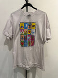 Hanes Graphic T-Shirt Mighty Texas Dog Walk design white L