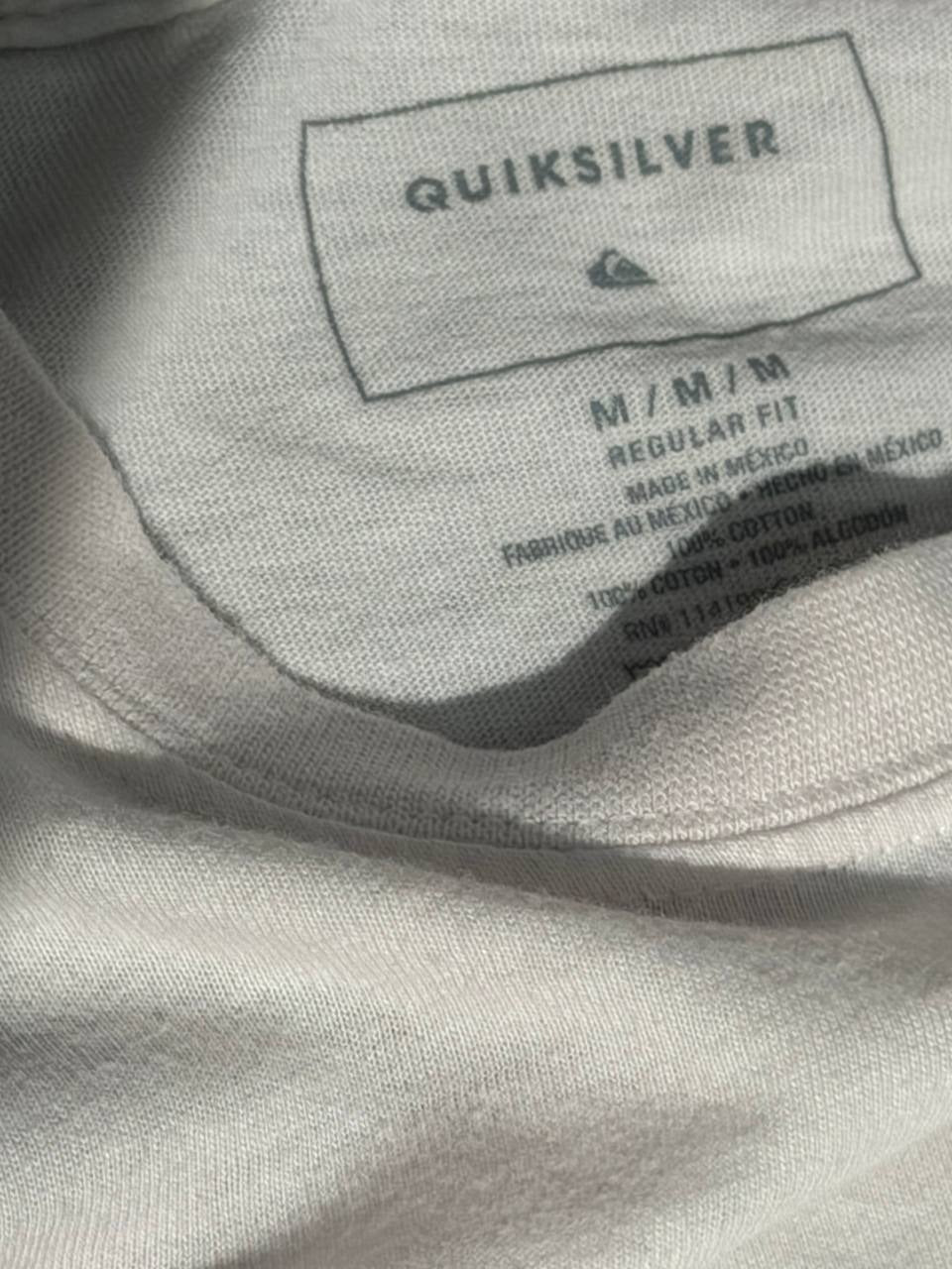 Quiksilver graphic t-shirt Florida design white M