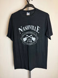Port & Company graphic t-shirt Nashville design black S