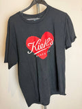 Gildan graphic t-shirt Kiehl's heart design black L
