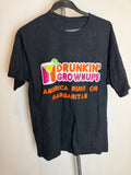 Drunkin' Grownups graphic t-shirt black L
