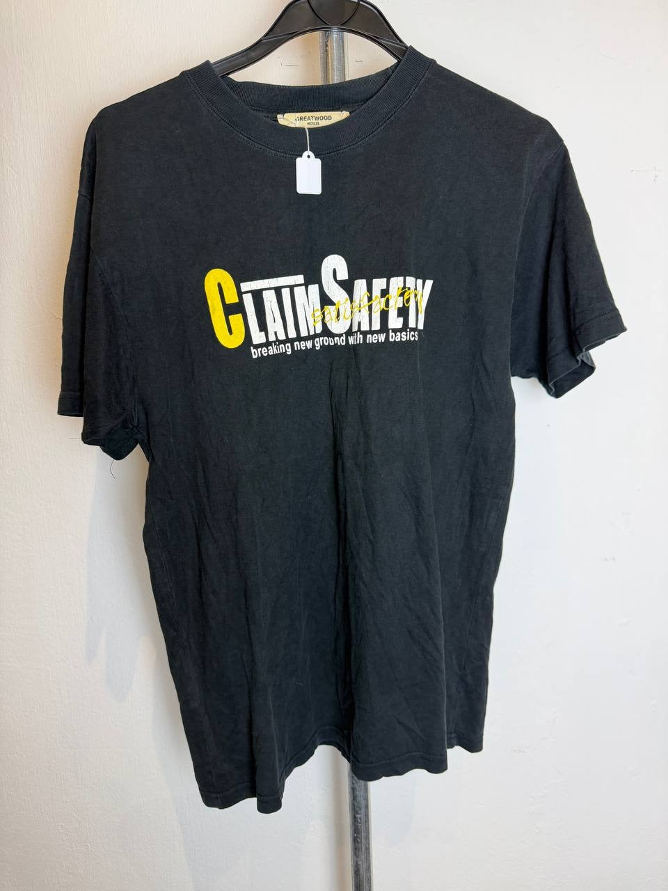 Greatwood graphic t-shirt Claim Safety black M