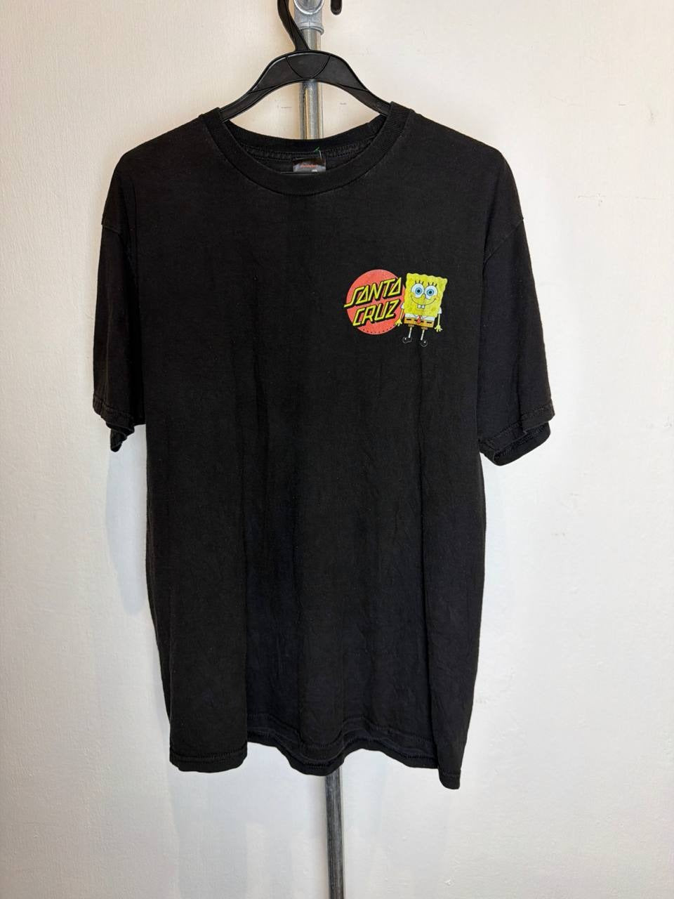 Santa Cruz graphic t-shirt SpongeBob design black L