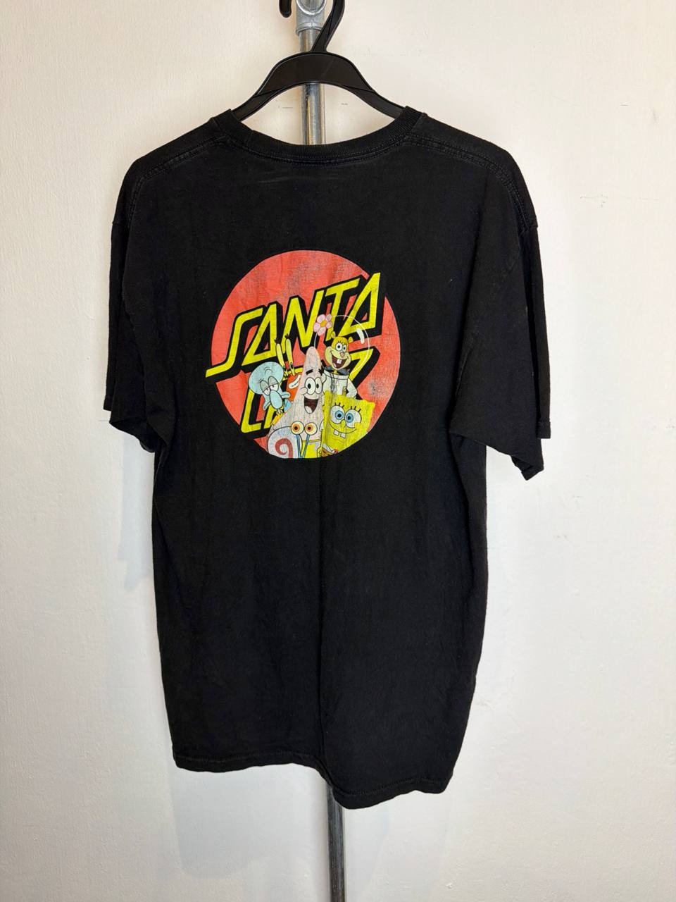Santa Cruz graphic t-shirt SpongeBob design black L