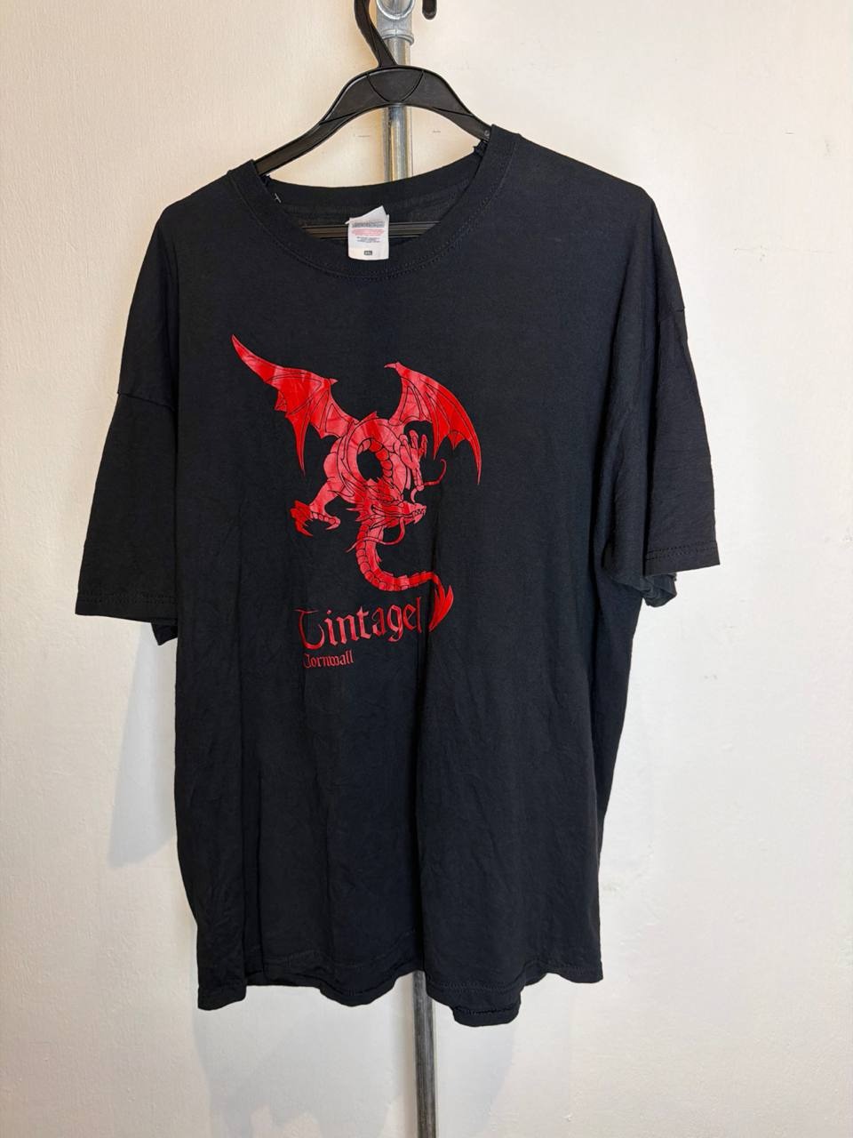 Fruit of the Loom Dragon Graphic T-Shirt black XXL