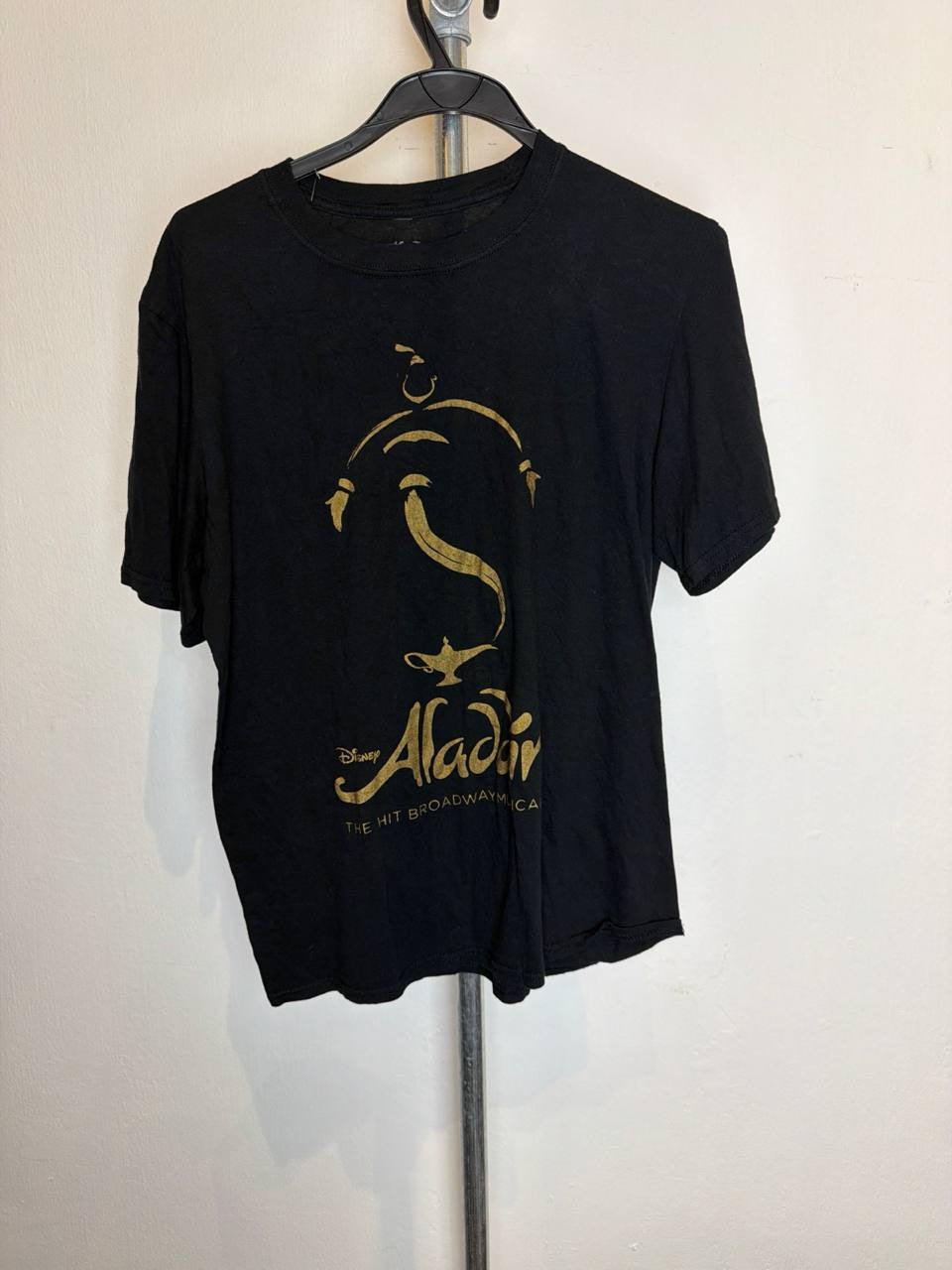 Disney Graphic T-Shirt Aladdin Broadway Black M