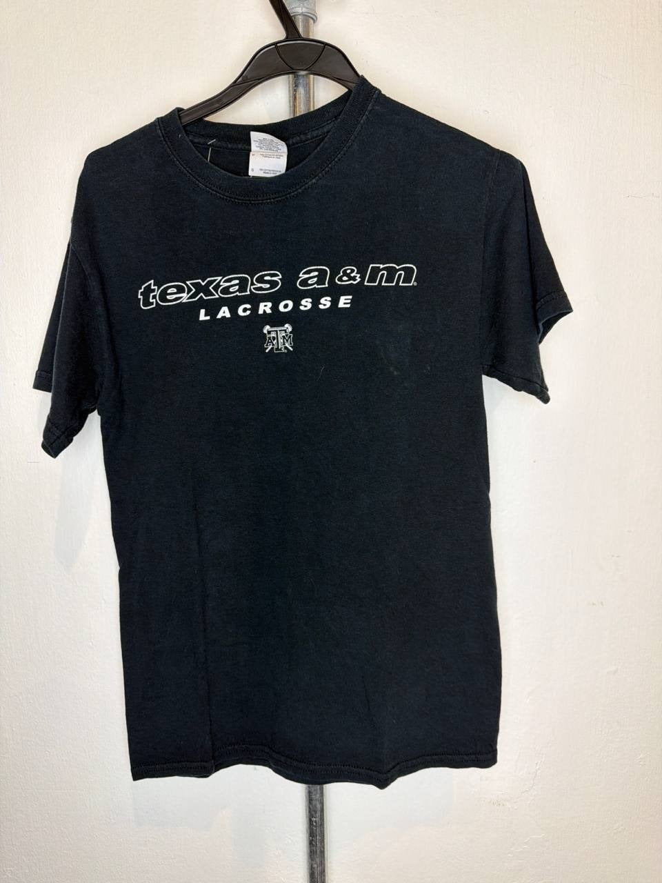 Gildan graphic t-shirt Texas A&M Lacrosse black S