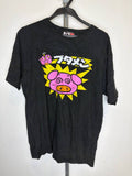 Not stated graphic t-shirt pig design black XL