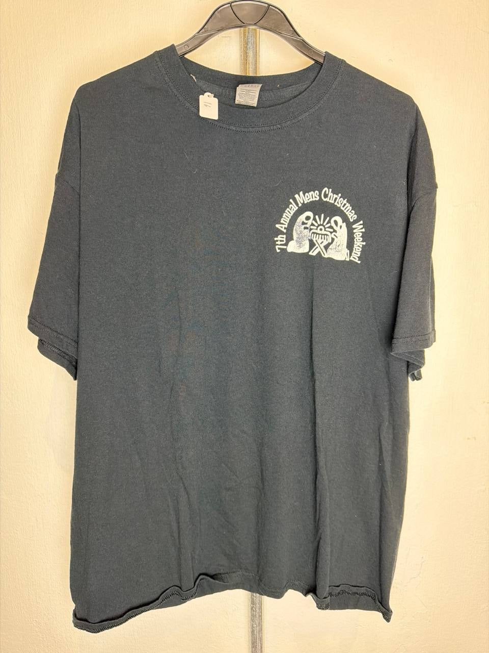Gildan graphic t-shirt 7th Annual Mens Christmas Weekend black XL