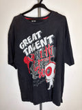 Not stated graphic t-shirt great talent design black 2XL
