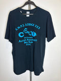 Gildan graphic t-shirt autism awareness bike run black L