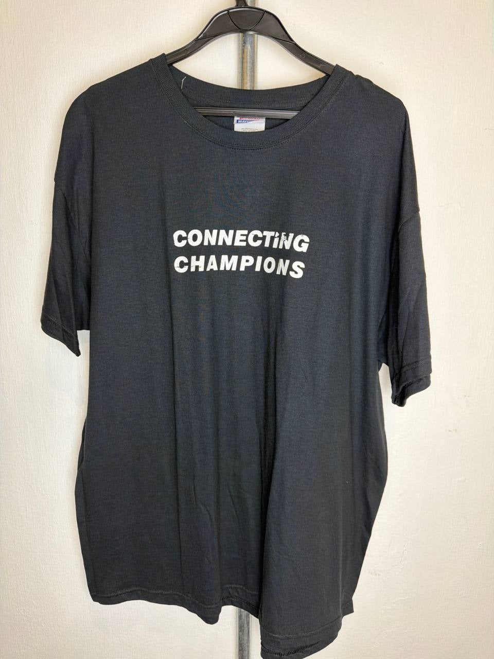 Hanes graphic t-shirt Connecting Champions Deaflympics black XL