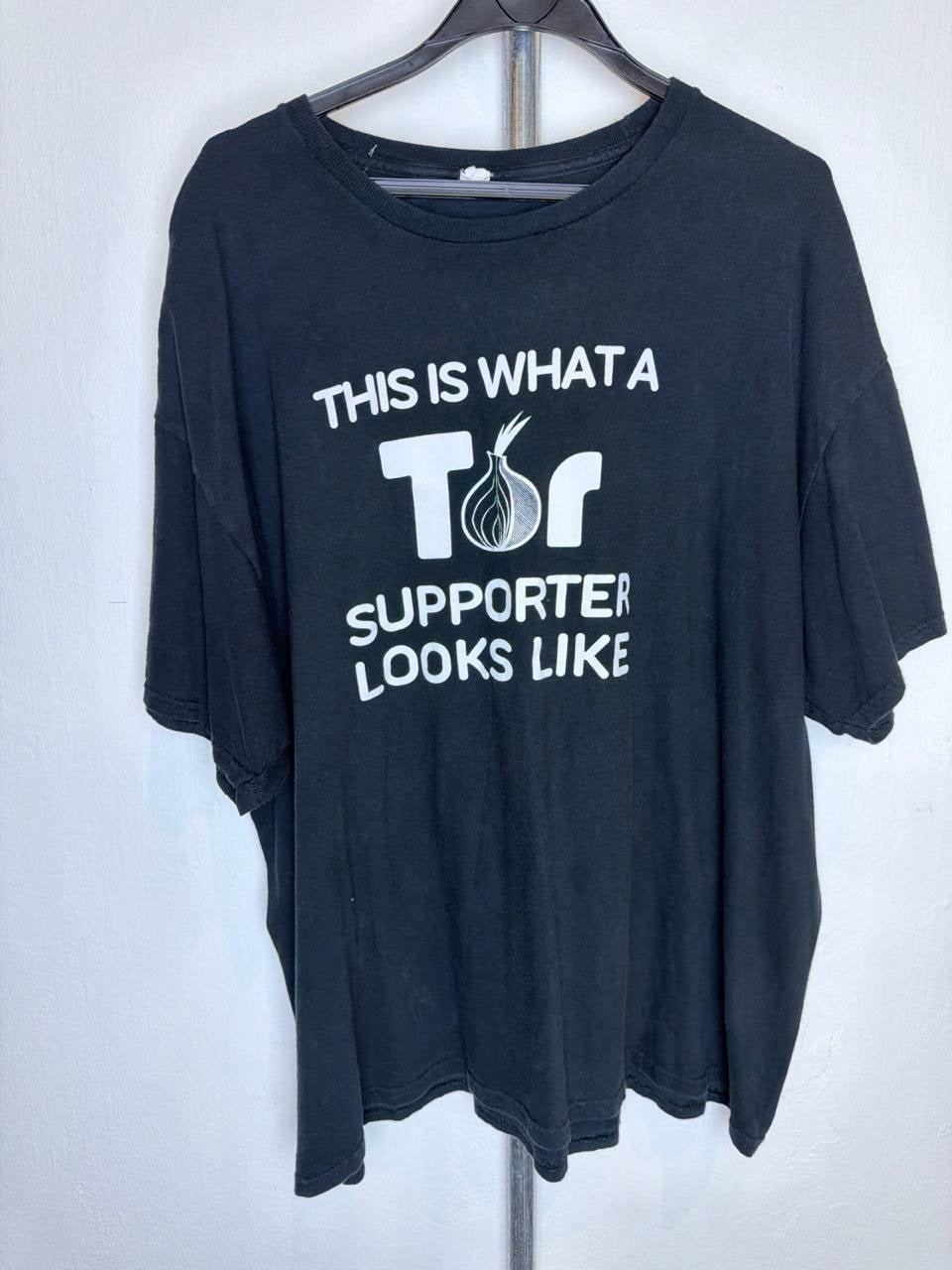 Tor Project graphic t-shirt black XL