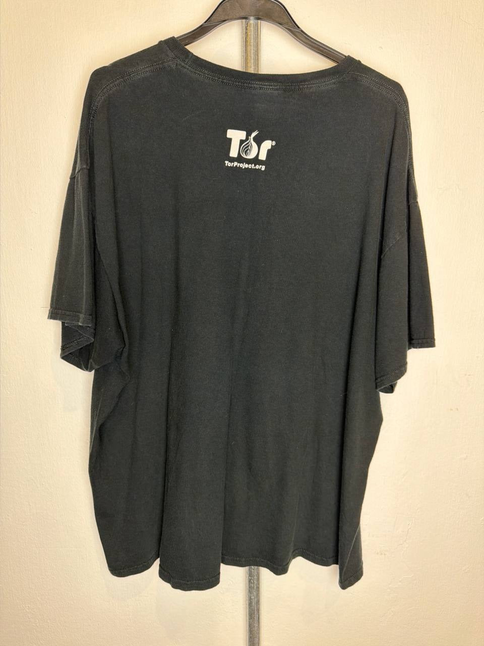 Tor Project graphic t-shirt black XL