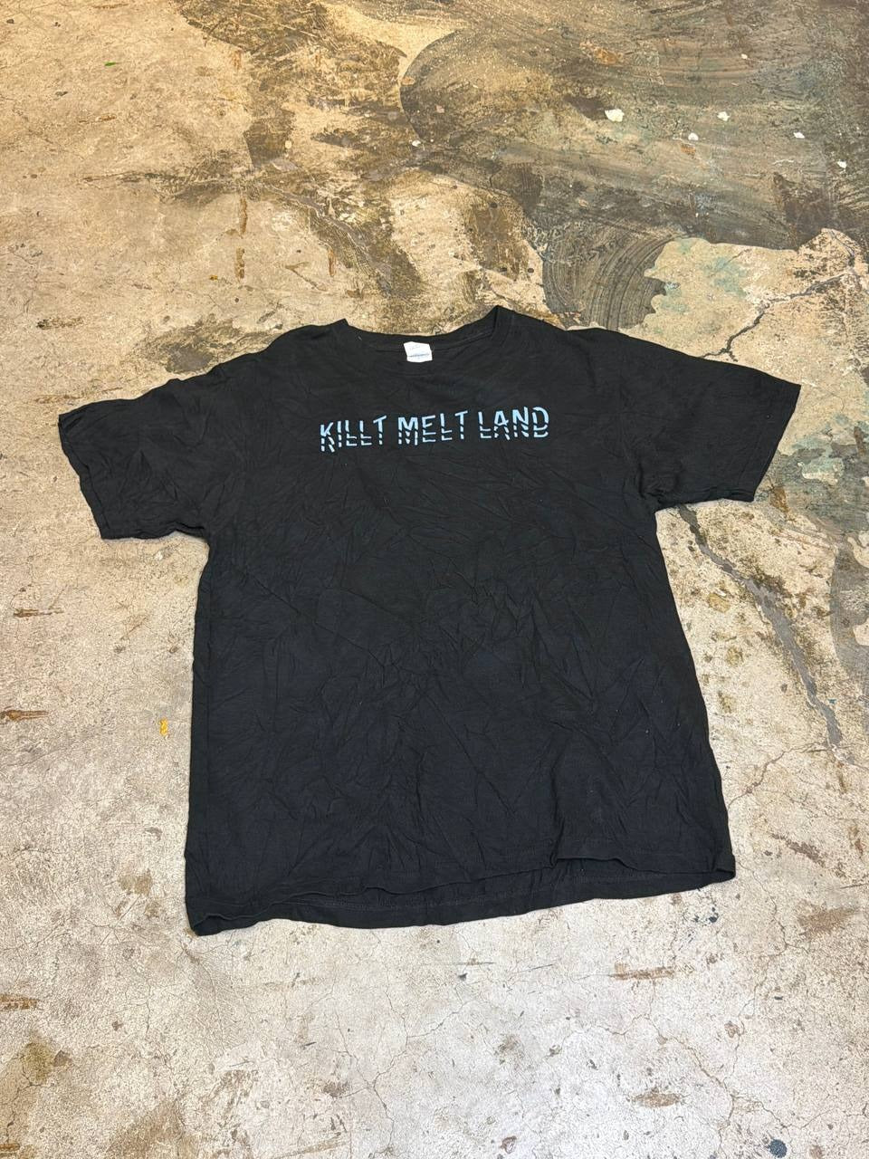 Killt Melt Land graphic t-shirt black XL