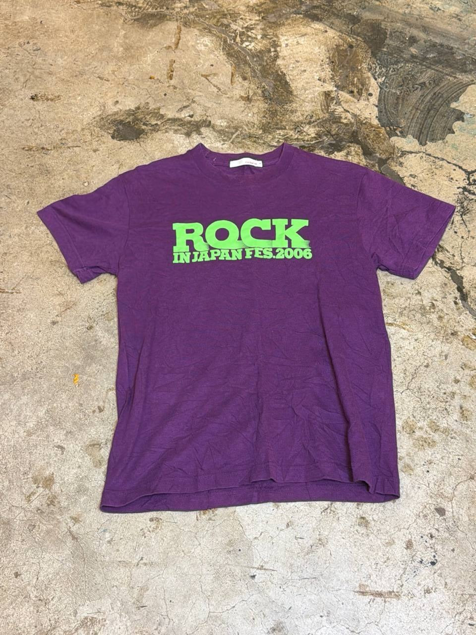Rock in Japan Fes 2006 graphic t-shirt purple size S