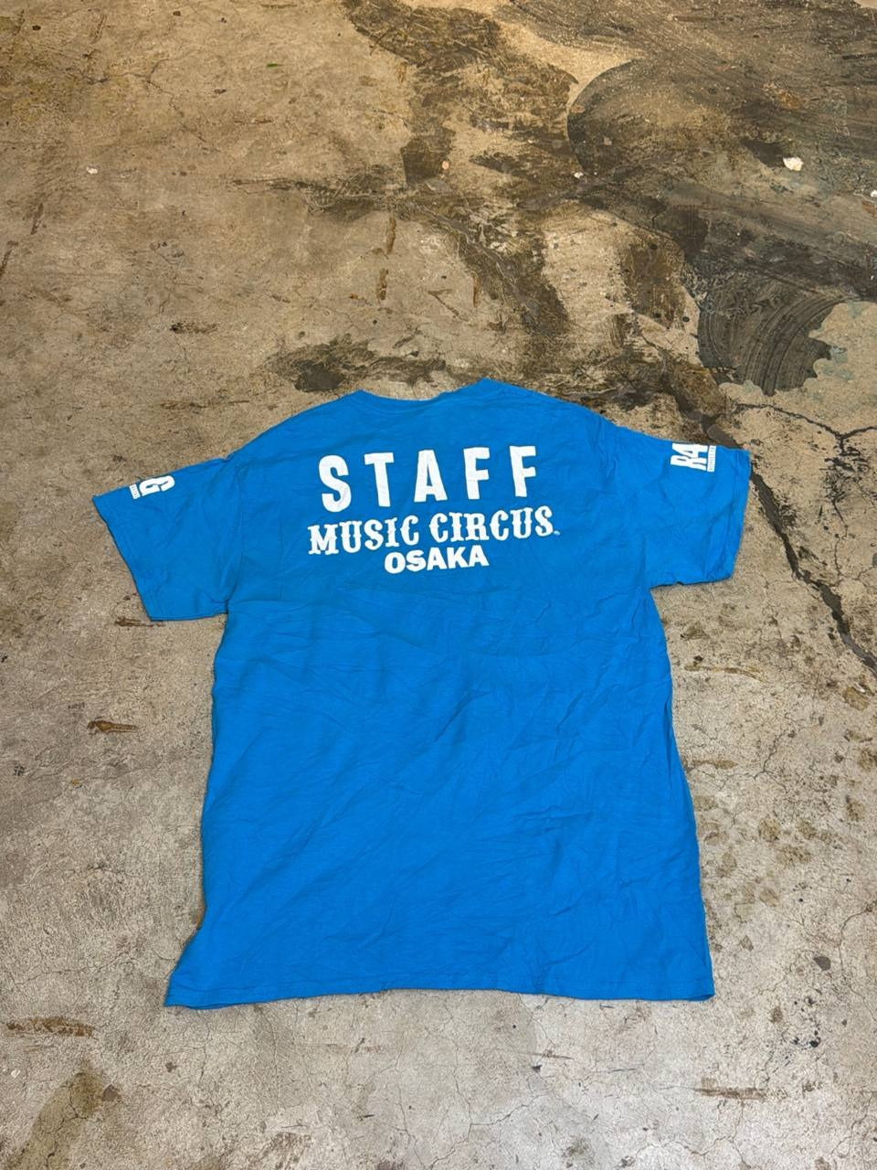 Gildan Graphic T-Shirt Music Circus Staff Blue M