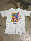 Yonex graphic t-shirt one hundred and ten percent grey large