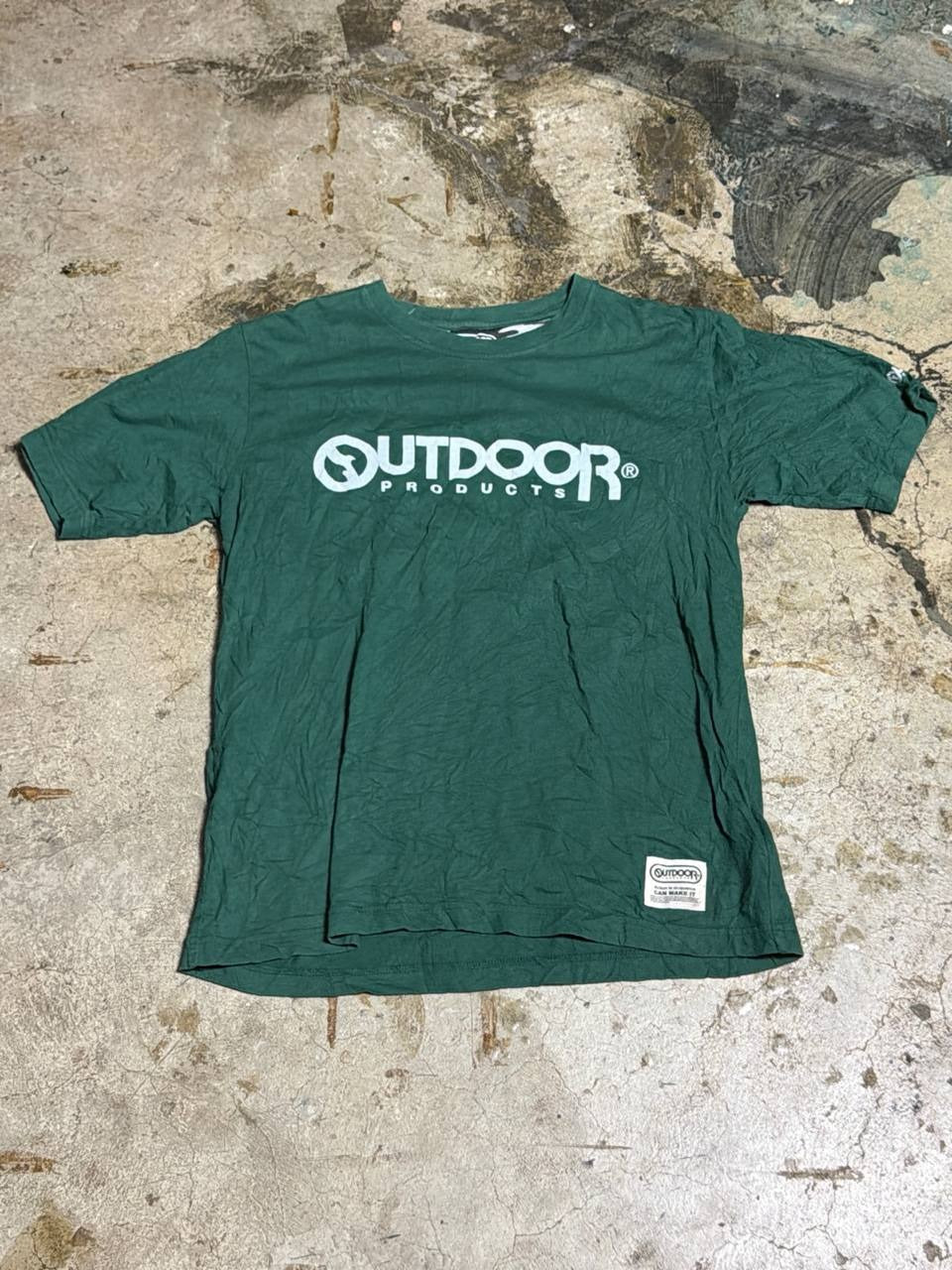 OUTDOOR PRODUCTS graphic t-shirt green L