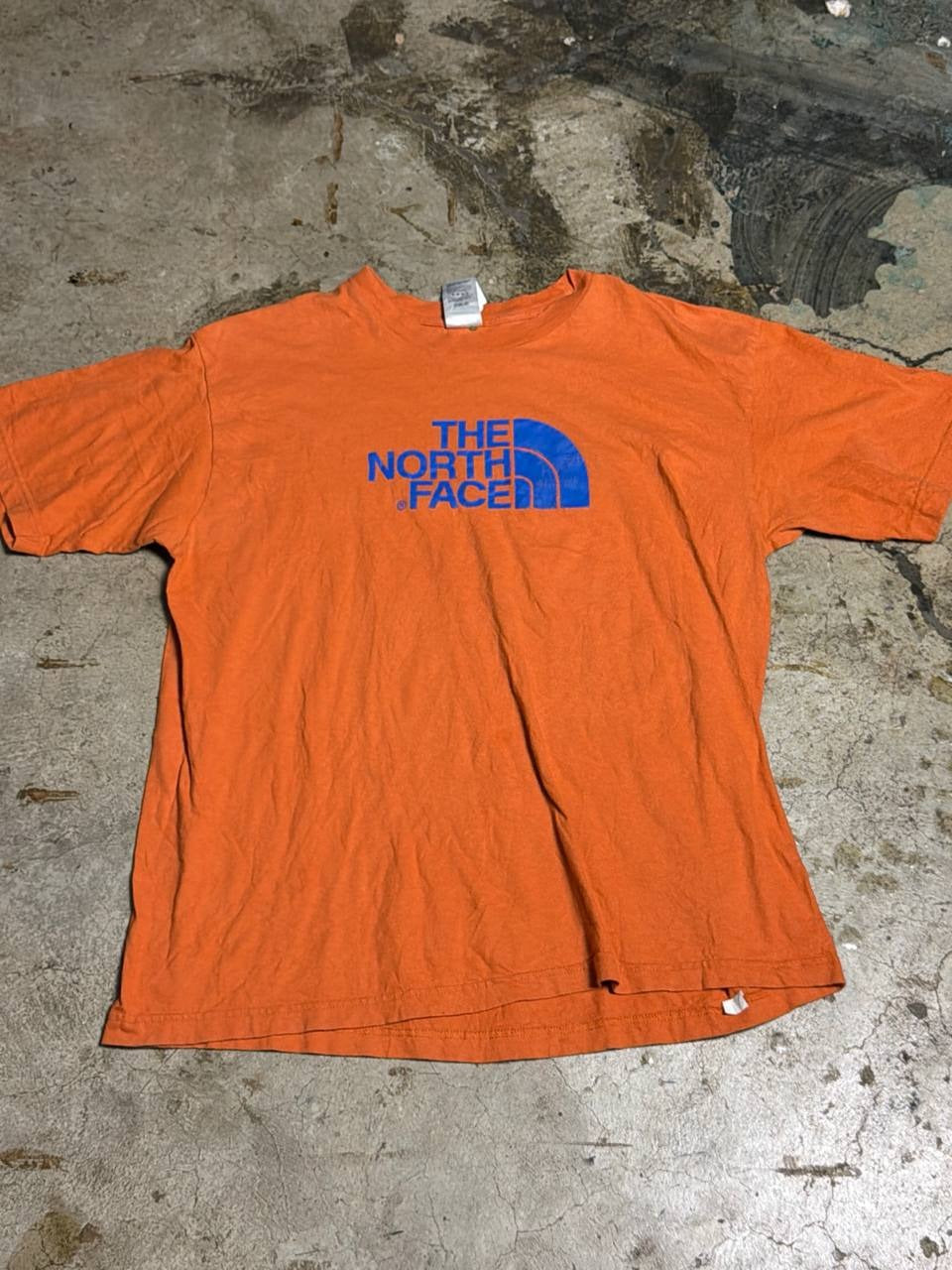 THE NORTH FACE graphic t-shirt orange L
