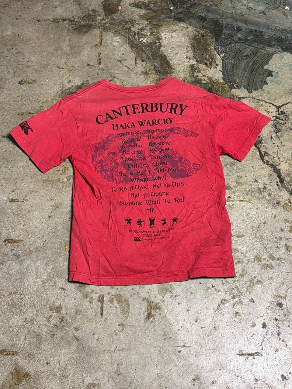Canterbury Graphic T-Shirt Haka Warcry Red M