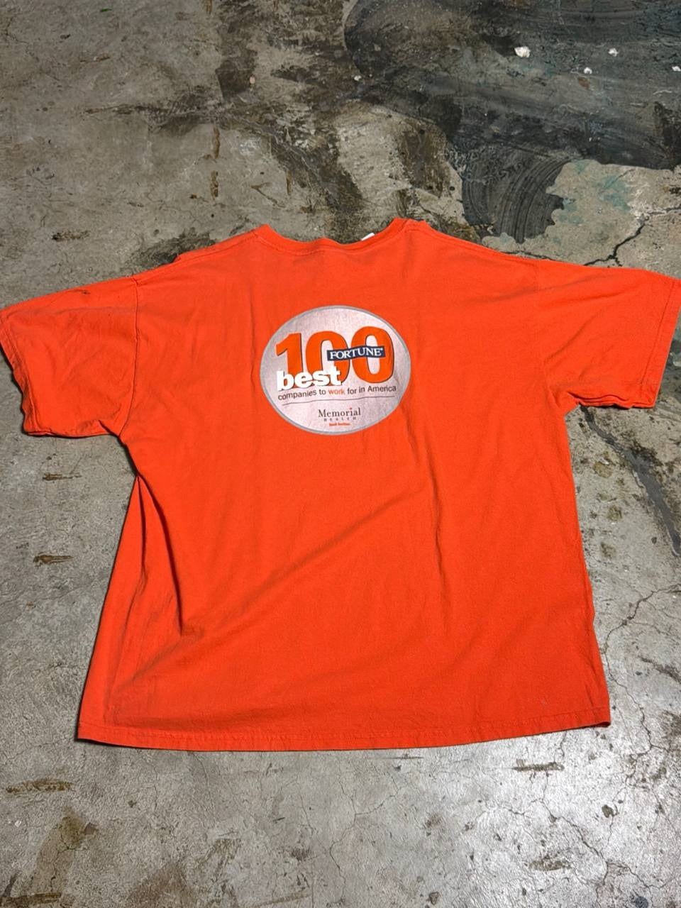 Gildan Graphic T-Shirt Memorial Fortune 100 Orange XXL