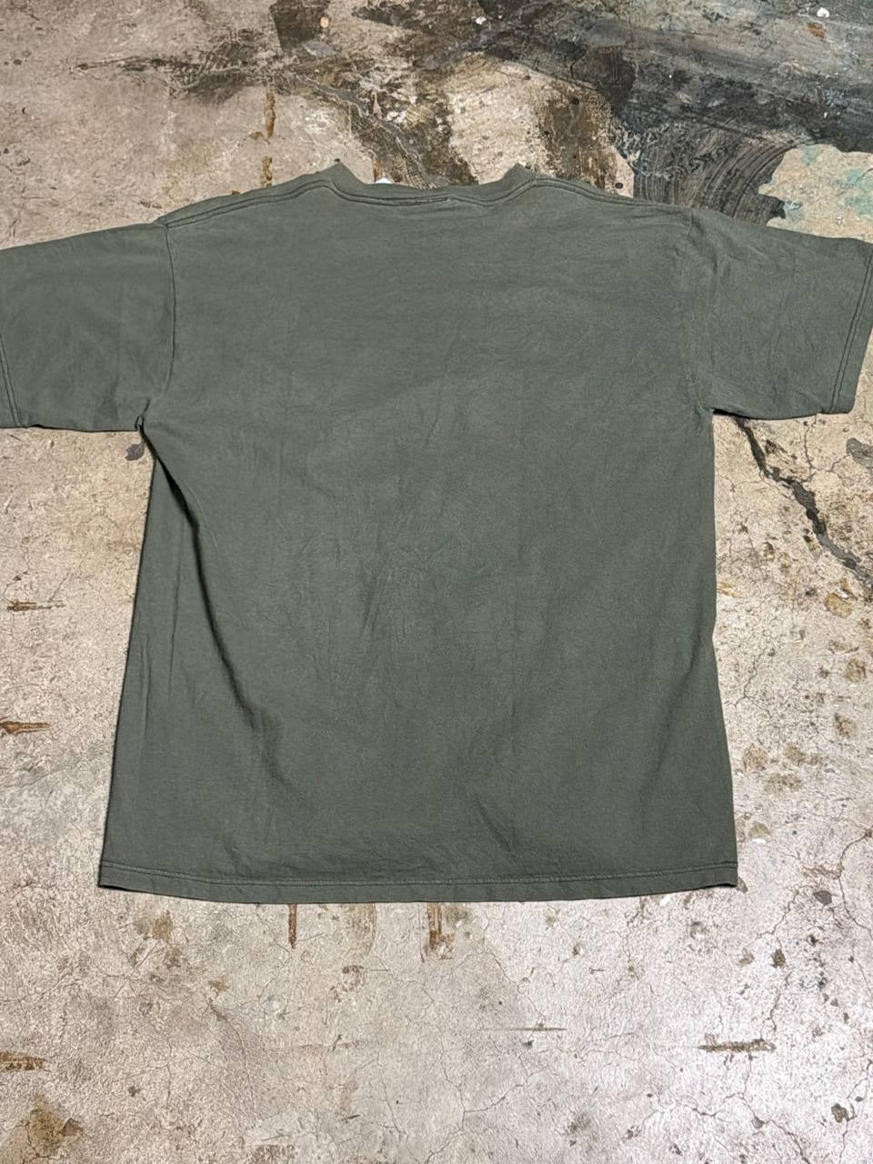 Bilcat Company graphic t-shirt olive green XL