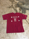 Fruit of the Loom graphic t-shirt Pinewood Community School Burgundy L