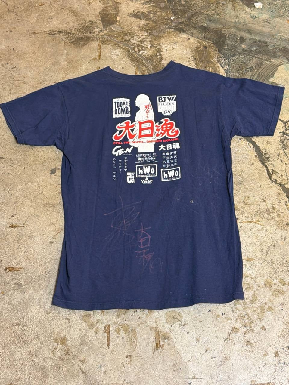 Dainichi Damashi Graphic T-Shirt navy L