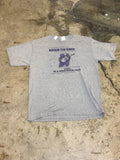 Gildan Graphic T-Shirt Rockin The Block Grey L