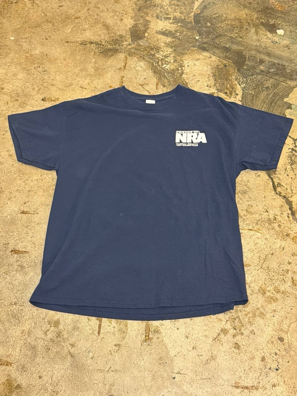 Gildan graphic t-shirt NRA Friends of NRA design navy XL