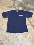 e.s Sports Apparels graphic t-shirt baseball navy L