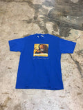 Port & Co. graphic t-shirt saint print blue L