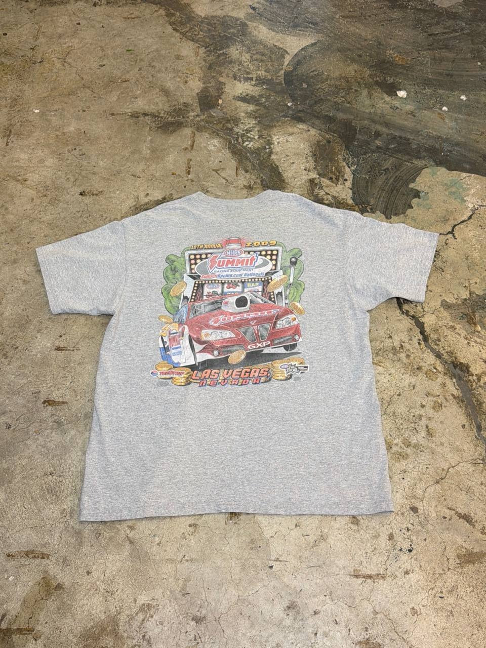 Anvil graphic t-shirt 2009 Summit Racing event grey XL