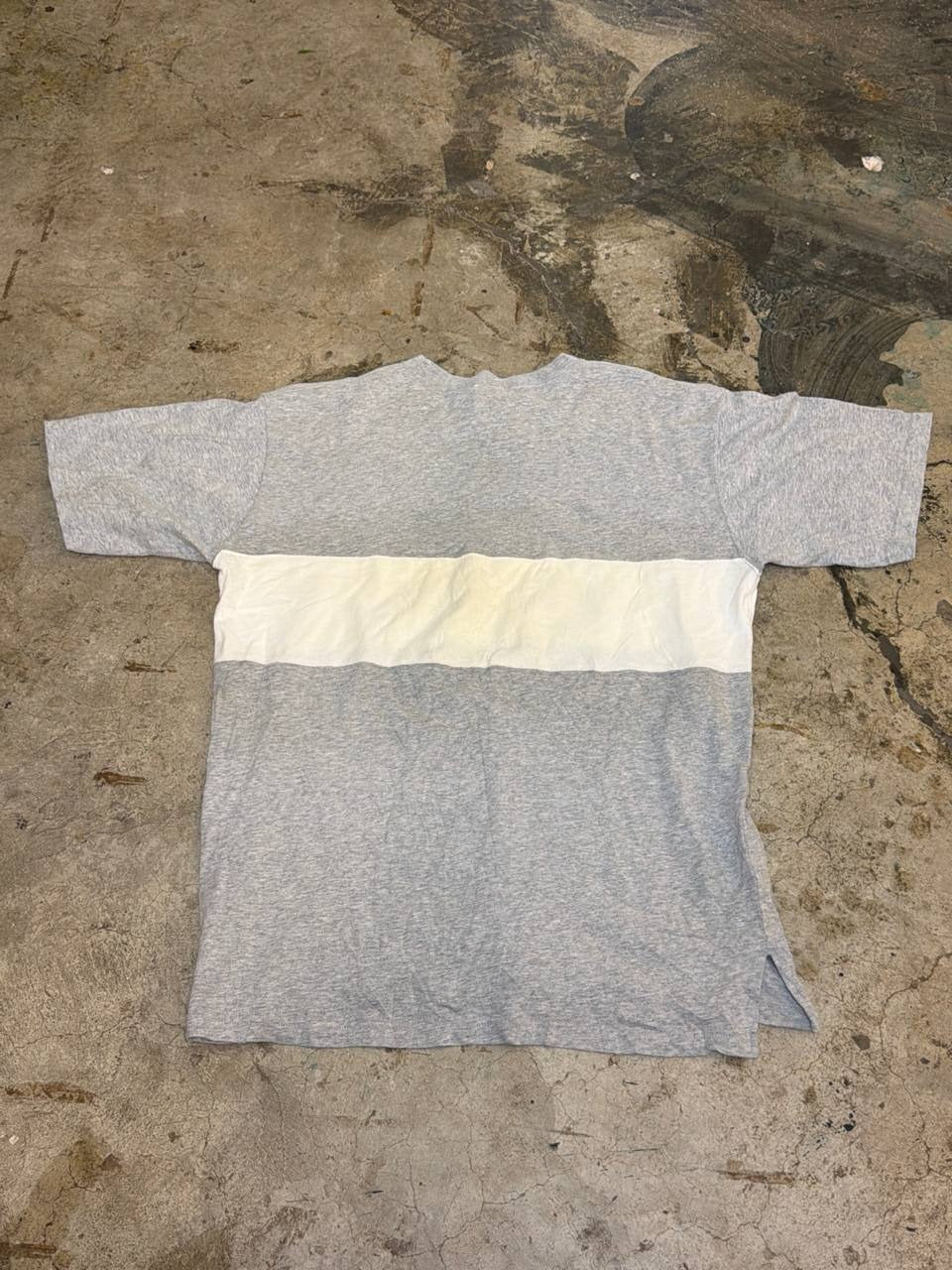 Russell Athletic colour block t-shirt grey XL