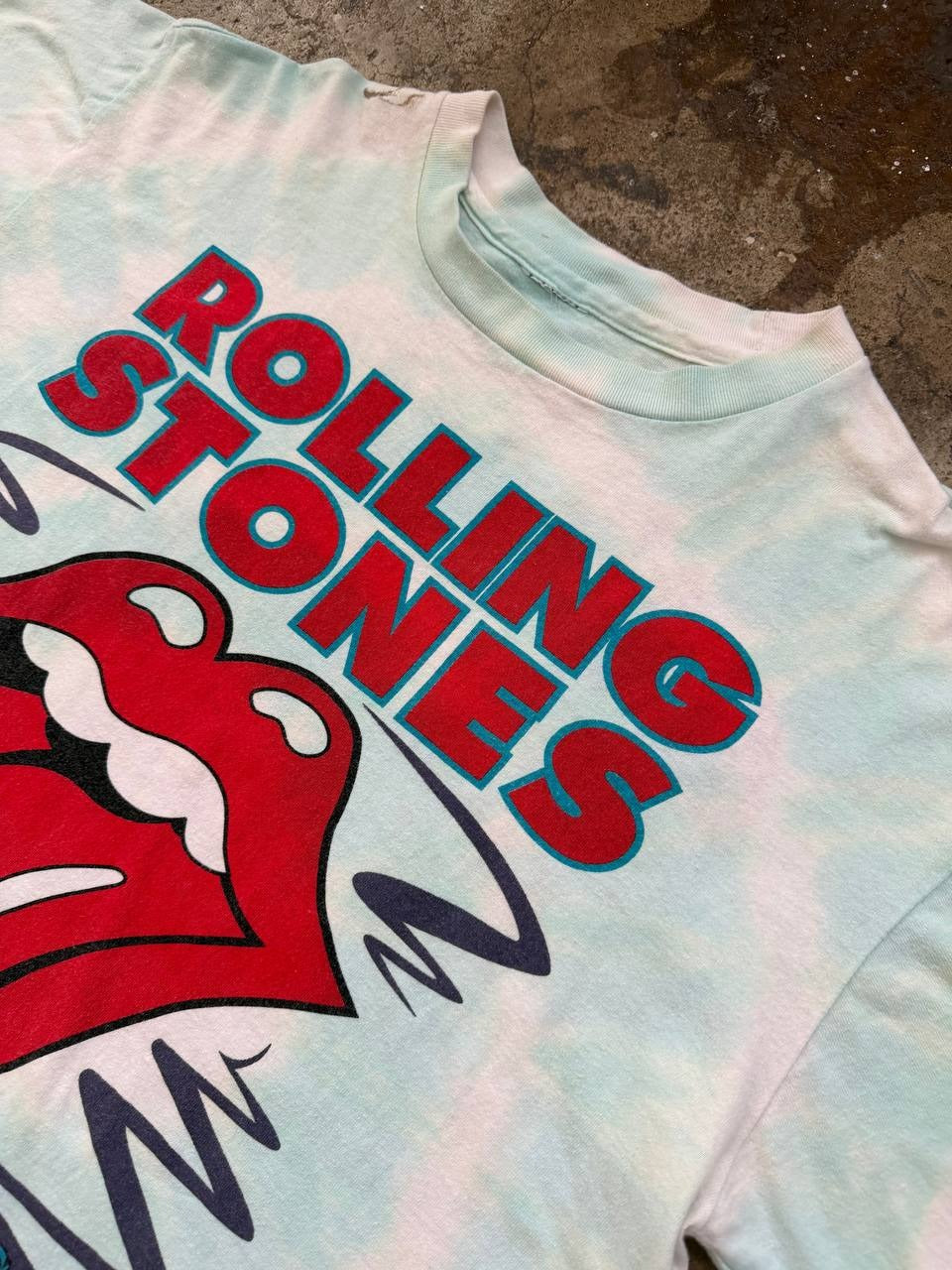 Rolling Stones Voodoo Lounge World Tour 1994 Tee Tie Dye XL
