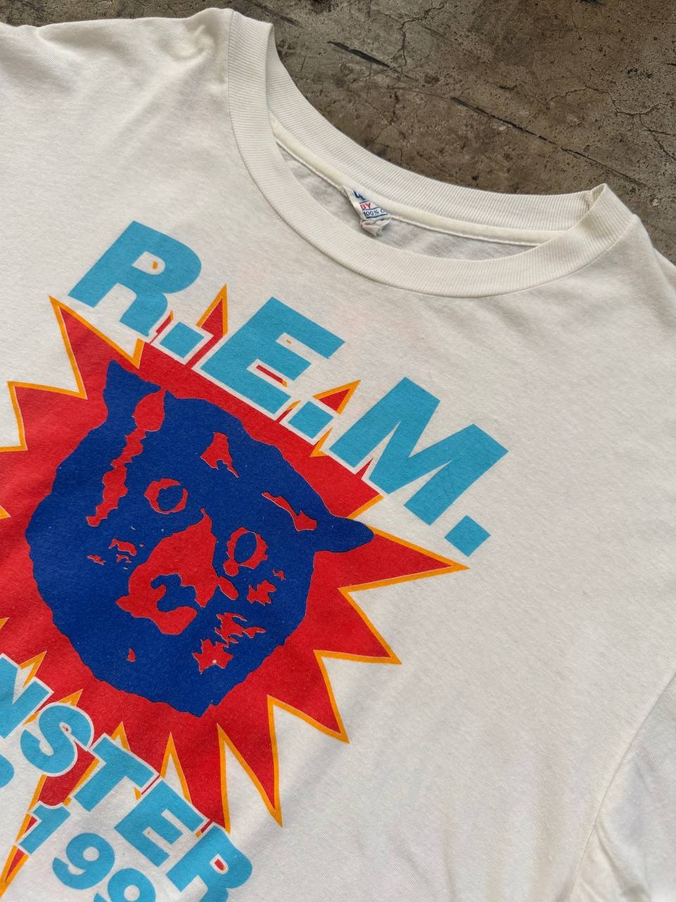 R.E.M. Monster Tour 1995 European Tour Tee White XL
