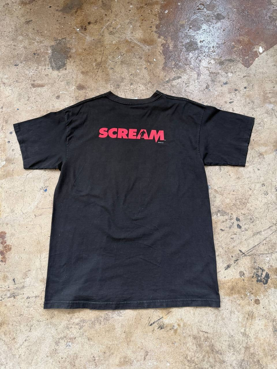 Scream Ghost Face 1996 Movie Tee Black XL