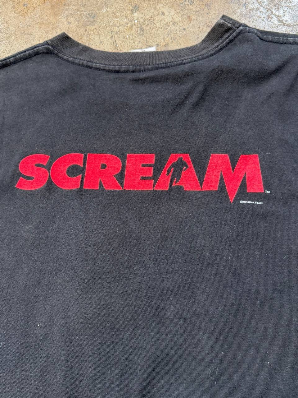 Scream Ghost Face 1996 Movie Tee Black XL