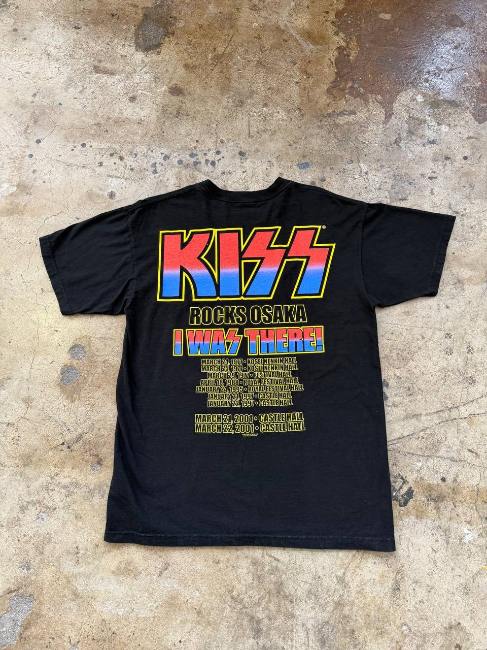 KISS Farewell Tour Osaka 2001 Tee Black L