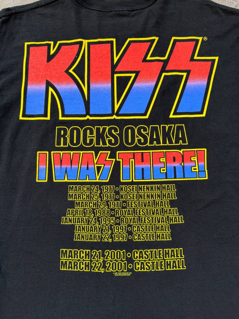 KISS Farewell Tour Osaka 2001 Tee Black L