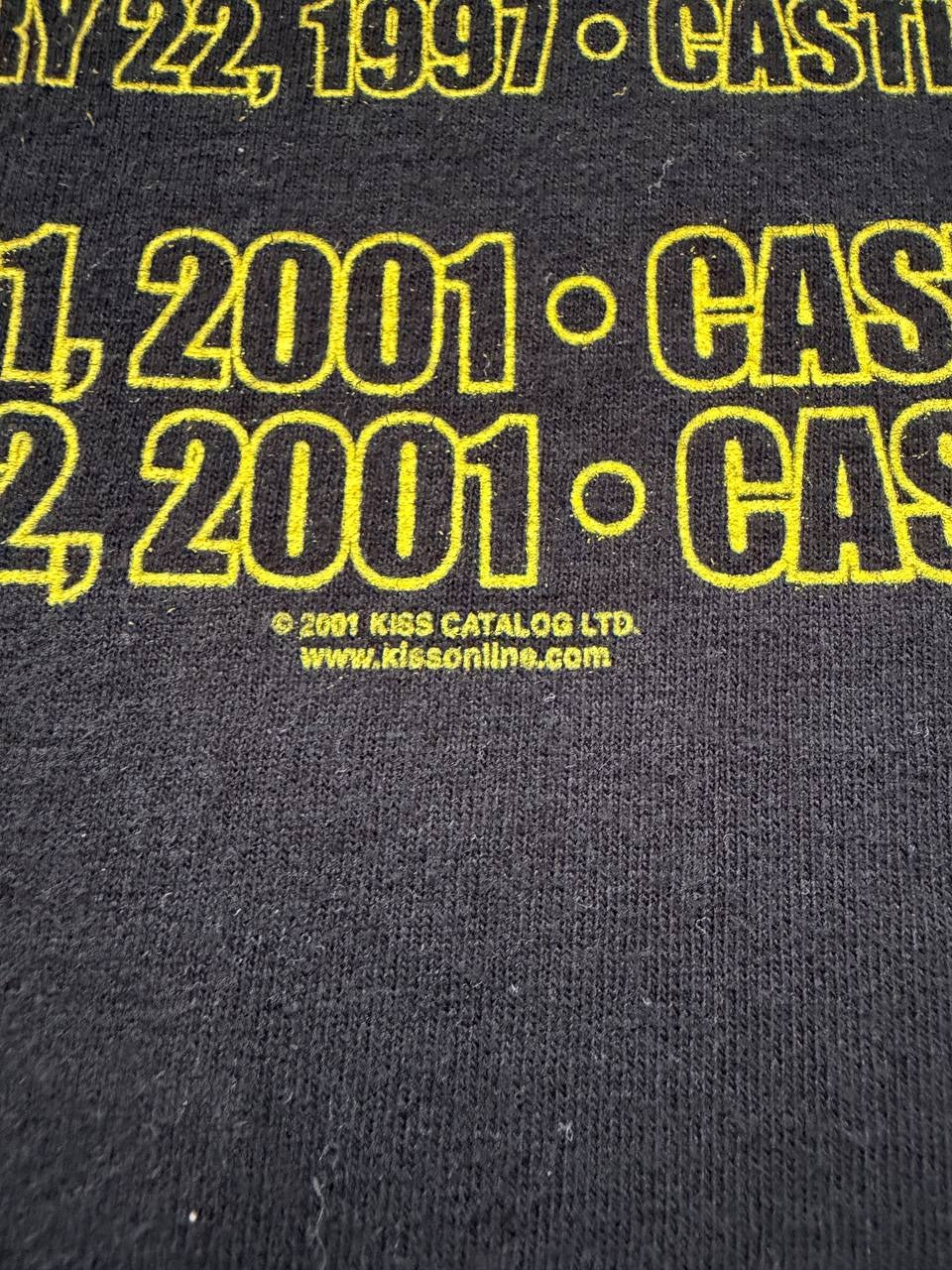 KISS Farewell Tour Osaka 2001 Tee Black L