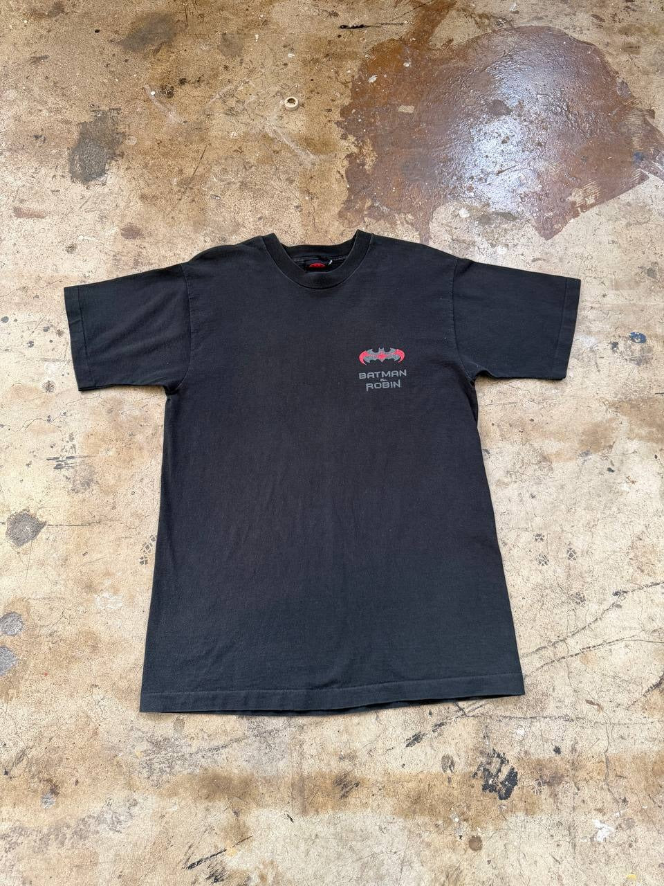 Batman Robin Single Stitch T-Shirt Black M