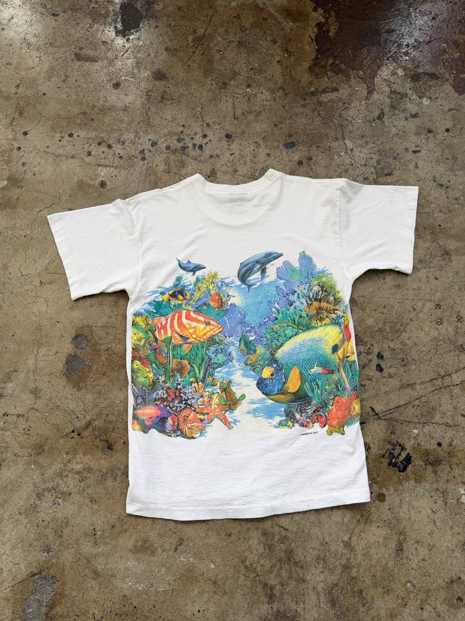 Habitat XCV Ocean Graphic Single Stitch T-Shirt White M